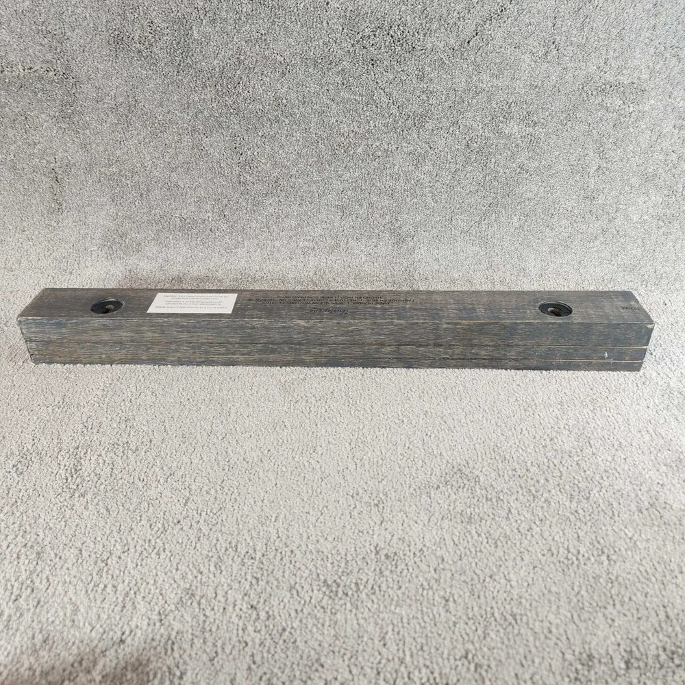 Thirty-One Wall Gallery Maine Wood Ledge Gray Rustic Farmhouse Home Decor 22in